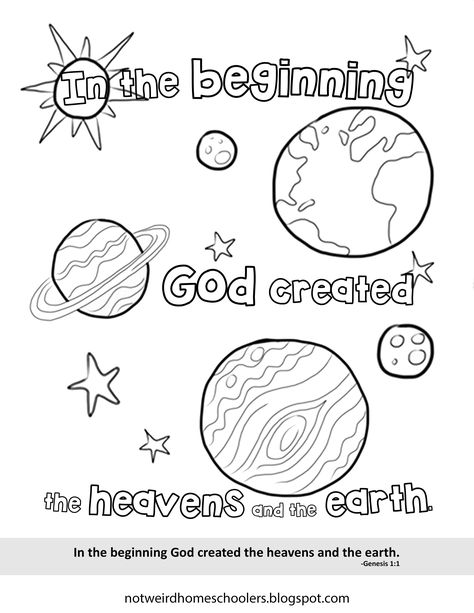 Free Bible verse coloring page for Genesis 1:1 Bible Verse Genesis 1:1, Preschool Bible Worksheets, Genesis 1:1 Bible Verse, Genesis 1:1 Coloring Page, Bible Verse For Preschoolers, Creation Worksheets For Kids, Bible Pictures For Kids, Bible Verse Coloring Pages For Kids, Genesis 1:1