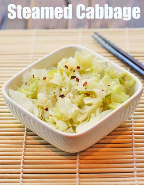 Steamed Cabbage Cabbage Healthy Recipes, Cabbage Recipe Healthy, Steamed Cabbage Recipe, Steamed Recipes, Steamed Food, Cabbage Recipes Healthy, Raw Cabbage, Steamed Cabbage, Cabbage Recipe