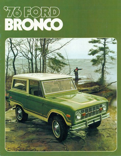 Classic Ford Bronco Old Bronco, Classic Bronco, Classic Ford Broncos, Bronco Sport, Car Brochure, Bronco Sports, Classic Pickup Trucks, Ford Classic Cars, Pretty Cars