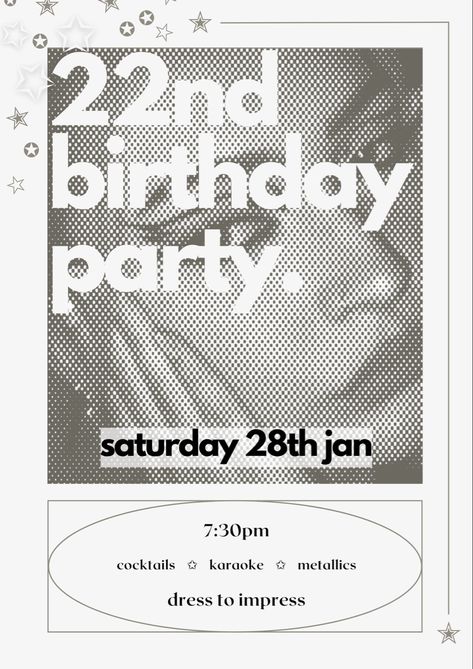 Invitation Card Design Photoshop, Birthday Design Poster Ideas, Invitation Poster Ideas, Canva Party Invites, Party Invitation Design Templates, Birthday Posters Design, 18th Birthday Invitation Card Ideas, Digital Party Invitations, Canva Birthday Invitation Ideas