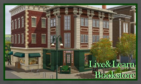 Sims 3 ComfoLife Design Studio: sims 3 community lots Sims 4 Bookstore, Sims 2 House, Sims 3 Worlds, Studio Live, Sims 3 Cc Finds, Sims 4 Challenges, Dorm Room Designs, Free Sims, Sims 4 House Design