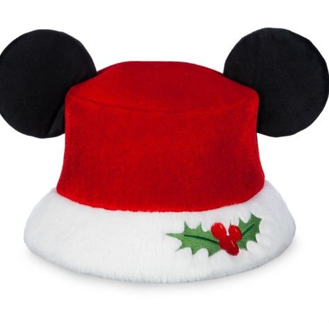 Floppy Bucket Hat, Mickey Mouse Ears Hat, Mickey Mouse Plush, Mickey Mouse Hat, Disney World Christmas, Disney Mickey Ears, Disney Hats, New Mickey Mouse, Walt Disney Mickey Mouse