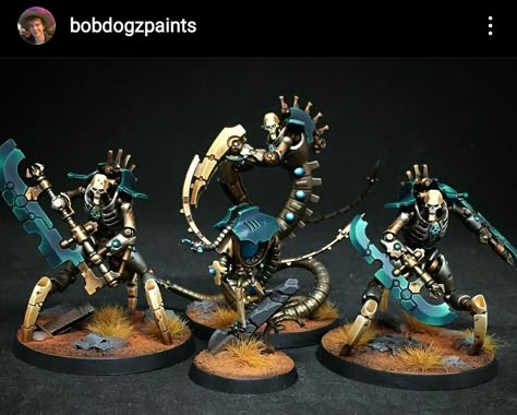 Necron Color Schemes, Warhammer 40k Necron Paint Schemes, Necrons Miniatures, Necron Paint Scheme, Warhammer Necrons, Necrons 40k, Space Crusade, Necron Army, 40k Necron