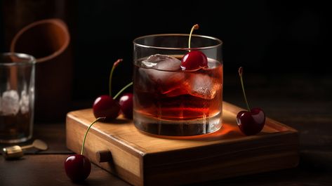 The three greatest Manhattan cocktail variations you'll ever try. Including the Brooklyn, Cherry, and Black Manhattan recipe & ingredients. Black Manhattan Cocktail, Rye Cocktails, Classic Manhattan Cocktail, Black Manhattan, Manhattan Recipe, Manhattan Cocktail, Cherry Cocktail, Triple Sec, Recipe Ingredients