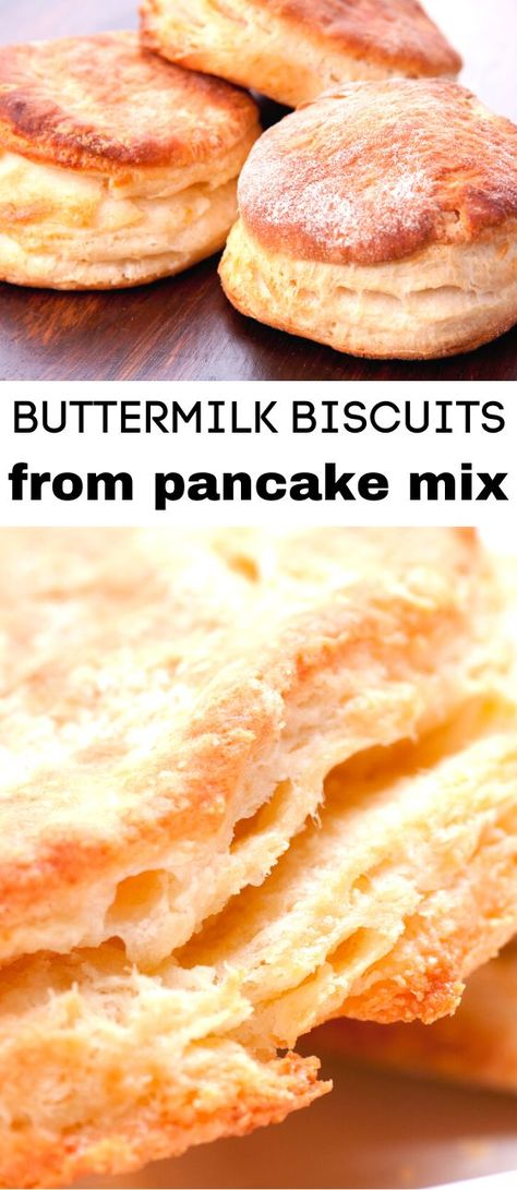 Pancake Mix Biscuits, Krusteaz Pancake Mix Recipes, Krusteaz Pancake Mix, Best Buttermilk Biscuits, Buttermilk Biscuits Easy, Gluten Free Pancake Mix, Easy Homemade Biscuits, Pancake Mix Recipe, Make Biscuits