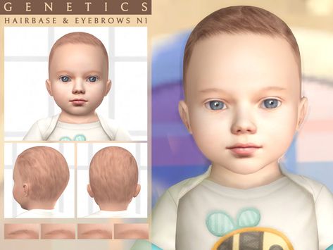 Sims 4 Infant Hair Boy, Sims 4 Infant Boy Cc, Sims 4 Infant, Sims Aesthetic, Infant Cc, Infant Hair, Sims 4 Male Clothes, Sims 4 Cc Eyes, Sims Baby