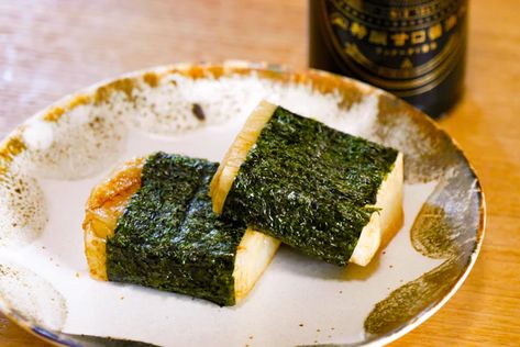 RECIPE: TabiEats' Isobe Yaki - Kokoro Care Packages Sweet Soy Sauce, Mochi Recipe, Japanese Dishes, Traditional Japanese, Palak Paneer, Soy Sauce, Mochi, Japanese Traditional, Asian Recipes