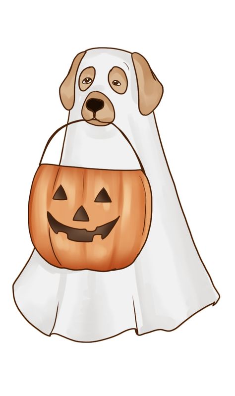 How To Draw Cute Halloween Stuff, Preppy Fall Drawings, Drawing Of Halloween, Halloween Painting Ideas Aesthetic, Dog Halloween Drawing, Halloween Cartoon Drawings Easy, Fall Cartoon Art, Preppy Halloween Drawings, Halloween Dogs Art