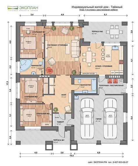 Flat Plan, Log Cabin Floor Plans, Piscina Interior, Cabin Floor, Cabin Floor Plans, Two Storey House, Country Style House Plans, New Home Construction, Sims House