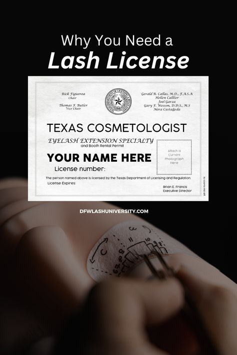 In the beauty industry, eyelash extensions have become one of the most in-demand services. But if you’re considering becoming a professional lash artist, getting your Eyelash Extension Specialty License is a game-changer for your career and business. Here’s why securing your license is crucial and how it can help elevate your lash business.   Click the link to get more info and access to our Exam Prep Courses! Lash License, Attract Clients, Lash Business, Exam Prep, Lash Artist, 2025 Vision, Eyelash Extension, Beauty Industry, Game Changer