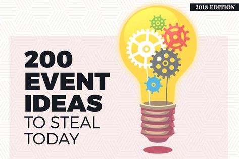 200 unique event ideas to surprise your attendees. The only article you need in 2018 to plan successful events that wow attendees. College Event Ideas, Unique Event Ideas, Work Event Ideas, College Event, Interactive Events, Corporate Event Planning, Planning Business, Diy Event, Event Stand