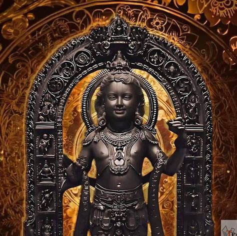 Ram Lala Statue (Ram Lalla Murti Photo): 22 january pran partista in ayodhay mandir Shree Ram Images, Ayodhya Ram, Engagement Invitation Cards, Rama Image, Ram Image, Lord Rama Images, Picsart Tutorial, Tech Career, Jay Shree Ram