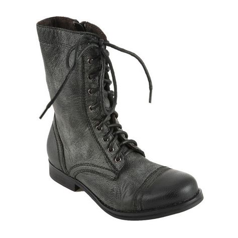 Jeffrey Campbell All Combat Boot in Black ($285) ❤ liked on Polyvore Combat Boots Dress, Granny Boots, Modeling Photos, Leather Combat Boots, Oxford Boots, Black Combat Boots, Combat Boot, Military Inspired, Steve Madden Shoes