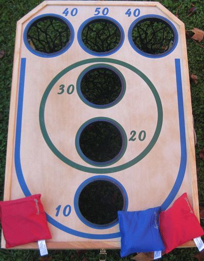 Wedding Outdoor Games, Bean Bag Toss Game Diy, Toss Game Diy, Wedding Games And Activities, Diy Wedding Games, Outdoor Wedding Games, Diy Bean Bag, Diy Outdoor Weddings, Outside Games