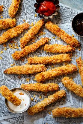 Homemade Chicken Fries Homemade Fried Chicken, Chicken Fries, Mini Hamburgers, Crispy Fried Chicken, Fries Recipe, Duck Recipes, Fried Chicken Recipes, Recipe From Scratch, Game Day Food