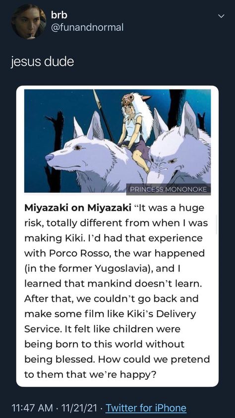 Studio Ghibli Tumblr, Studio Ghibli Quotes, Ghibli Studio, Ghibli Artwork, Studio Ghibli Movies, Studio Ghibli Art, Princess Mononoke, Ghibli Movies, Ghibli Art