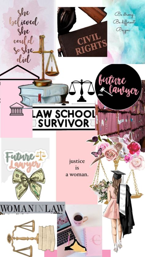 Wallpaper law lady girly pink Lawyer Aesthetic, Kaws Iphone Wallpaper, Lawyer Humor, Law School Life, Pretty Wallpaper Ipad, Bond Paper Design, Lady Justice, Glitch Wallpaper, School Motivation