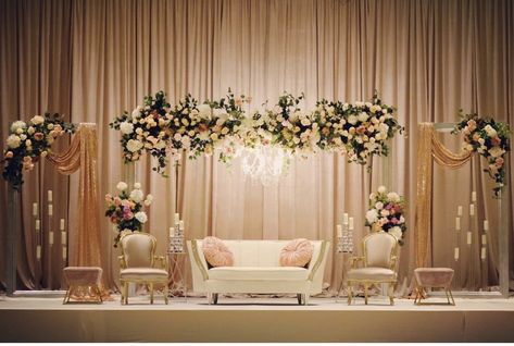 Engagement Stage Decoration, Backyard Wedding Decorations, Reception Stage Decor, Simple Stage Decorations, Wedding Hall Decorations, Wedding Stage Decor, Reception Backdrop, Wedding Reception Backdrop, Minimalist Wedding Decor