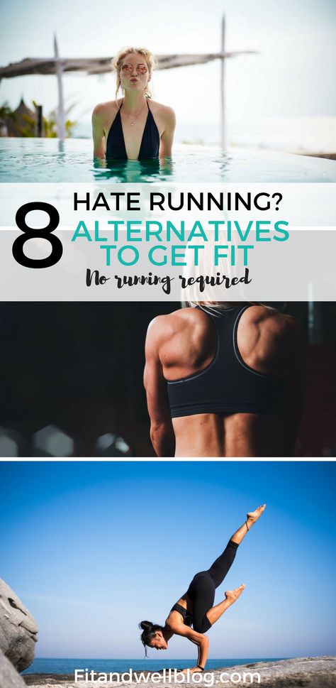 Hate running? 8 fun alternatives to get fit! No running required. Best Pre Workout Food, Get Rid Of Stubborn Belly, Zumba Dance Workouts, Burn Belly Fat Workout, Strength Training Routine, Fat Burning Cardio, Fitness Tips For Women, Strength Training Workouts, Pre Workout