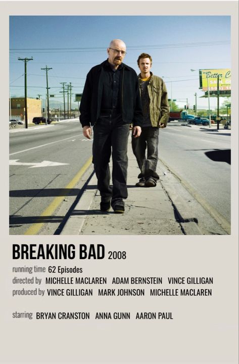 minimal polaroid series poster for breaking bad Breaking Bad Movie Poster, Breaking Bad Collage, Breaking Bad Tv Series, Breaking Bad Series, Breaking Bad Movie, Breaking Bad Poster, Imdb Movies, Vince Gilligan, Picture Movie