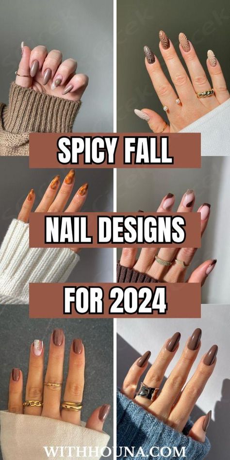 Fall has come, which means it's time for you to upgrade your short nails to one of these cute short fall nails. As a nail lover, I can't miss out a season without getting a fresh nail set and I bet it's the same for you. Thus we've got you everything from short fall nails, cute fall short nails, fall short nail ideas, fall short nail inspo, short fall nail colors, short fall nail ideas, autumn short nails and so much more to enjoy this fall with a new mani.  ... daha fazla Fall Nails Negative Space, Fall Almost Nails, Short Gel Nails For Fall, Fall Bright Nails, Trending Short Nails 2024, Gel X Fall Nails, Nail Design Ideas 2024, Fall Short Nails Ideas Autumn, Short Coffin Nails Fall