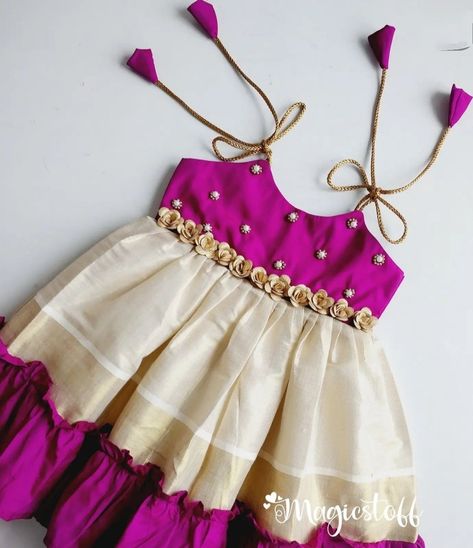 Pattu Langa For New Born Baby, Pattu Frocks For Baby Girl, Newborn Pattu Langa, Traditional Baby Dresses, Indian Dresses For Kids, Pattu Langa, Baby Dress Embroidery, Kids Party Wear Dresses, Kids Dress Collection