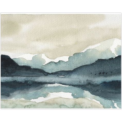 Abstract Mountains, Learn Watercolor Painting, Minimalist Watercolor, Watercolor Paintings For Beginners, Mountain Canvas, Watercolor Mountains, Abstract Watercolor Painting, Watercolor Landscape Paintings, Watercolor Flowers Paintings