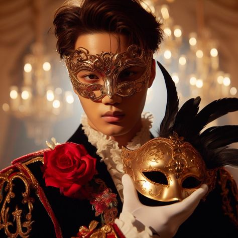 Masquerade Men, Kai Jongin, Exo Xiumin, Kpop Exo, Kim Jong, Masks Art, Masks Masquerade, Kim Jongin, Exo Kai