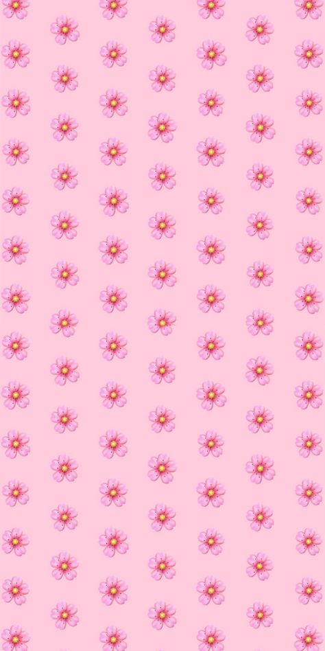 #flowers #flores #emoji #pattern #pink #kawaii #cute #fofo #wallpaper #background plano de fundo Pink Emoji Background, Flower Emoji Wallpaper, Emoji Backgrounds Aesthetic, Pink Emoji Wallpaper, Emoji Flower, Iphone Wallpaper Ios 11, Flower Emoji, Sparkly Iphone Wallpaper, Glitter Phone Wallpaper