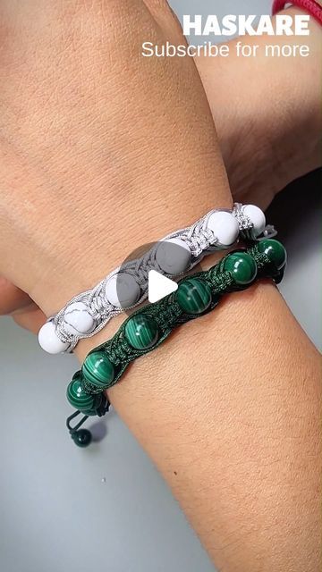 Leather Macrame, Tie Bracelets, Baby Shoes Diy, Bracelets Beads, Howlite Bracelet, Shoes Diy, July 25, Baby Shoes, Macrame