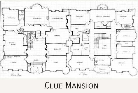 Cape Cod Mansion Floor Plan, Clue Mansion, Cape Cod Mansion, Mansion Layout, Andy Barber, Mansion Floor Plan, Cape Cod, Clue, Floor Plan