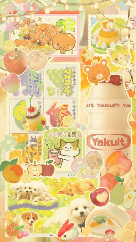 I needed some positivity, so fruit wallpaper #fruit #kawaii #japan #fruitcore #cutecore #warm #trinkets #stationary #apophis Wallpaper Fruit, Fruit Collage, Cute Iphone Wallpaper Tumblr, Iphone Wallpaper Video, Fruit Wallpaper, Themes App, Collage Background, Cute Patterns Wallpaper, Wallpaper For Your Phone