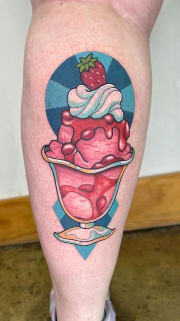 Tattoos Strawberry, Could Tattoo, Strawberry Sundae, Be Happy, Tatting, Michigan, Every Day, Tattoos, 10 Things