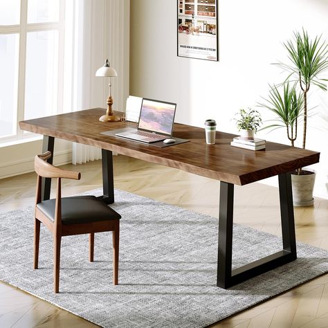 Wood office desk