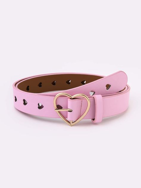 Pink Casual   PU Leather  PU Buckle Belts Embellished   Women Accessories Glam Clothes, Strawberry Shortcake Costume, Cute Belt, Escape The Night, Contemporary Costumes, Eyes Emoji, Pink Belt, Bow Belt, Buckle Belt