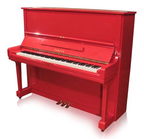 Red Piano, April Crafts, Upright Piano, Ideas Creativas, St Lucia, Sheet Music, Piano, Vision Board, Unique Items Products