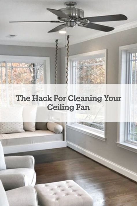 Cleaning your ceiling fan blades can be a struggle, but it's necessary. That's why we found a #cleaninghack that involves a pillowcase! Cleaning Fan Blades, Ceiling Fan Cleaning Hacks, Cleaning Ceiling Fan Blades, Sealing Fan, Tiktok Cleaning, Clean Ceiling, Homemaker Tips, Cleaning Ceiling Fans, Ceiling Fan Blades