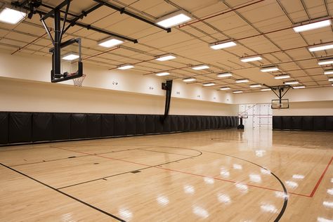 Full size indoor basketball court Basketball Shooting Drills, Basketball Court Size, Ucla Basketball, Indoor Basketball Hoop, Basketball Shorts Girls, Basketball Games For Kids, Basketball Tickets, Basketball Tricks, Indoor Basketball Court