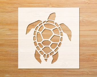 Wood Burned Sea Turtle, Turtle Stencil Printable, Animal Silhouette Stencil, Choctaw Symbols, Stencil Art Ideas, Sea Turtle Stencil, Turtle Stencil, Stencils Design, Beach Stencils