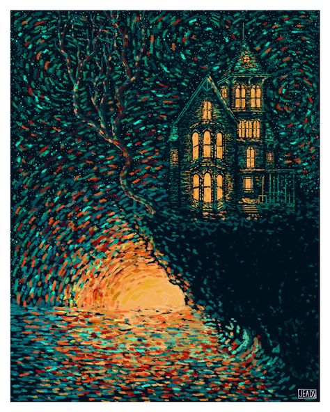 James R. Eads » "The Tower" Prisma Visions Tarot -- If you love Tarot, visit me at www.WhiteRabbitTarot.com James Eads, Prisma Visions Tarot, James R Eads, Cards Art, Tarot Cards Art, Tarot Art, The Tower, Painting Inspiration, Interesting Art