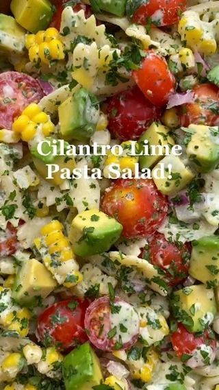 Cilantro Lime Dressing Greek Yogurt, Cilantro Lime Pasta Salad, Dressing Greek Yogurt, Cilantro Lime Pasta, Lime Pasta Salad, Lime Pasta, Kalefornia Kravings, Vegan Bean Recipes, Butter Beans Recipe