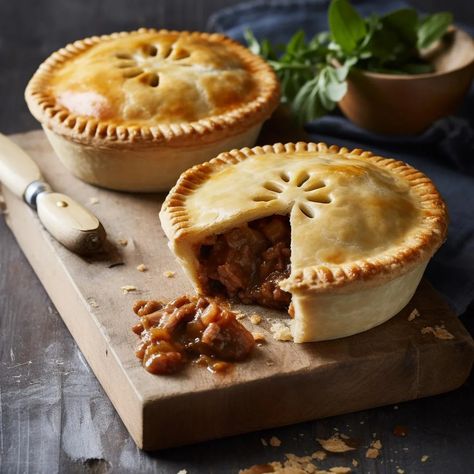 Meat And Potato Pie, Easy Supper Recipes, Homemade Pie Recipes, Potato Pie Recipe, Beef Pies, Eid Food, Pie Party, Scottish Recipes, Potato Pie