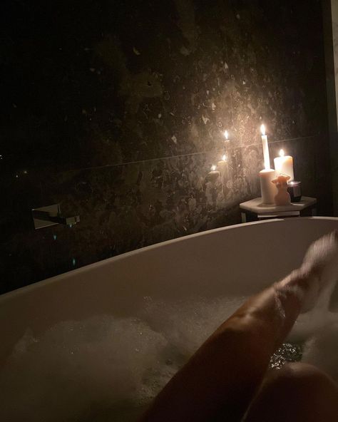 Bathtub Aesthetic Dark, Bathtub Aesthetic, Chilling Adventures Of Sabrina, Aesthetic Dark, Yoga, Candles, On Instagram, Instagram