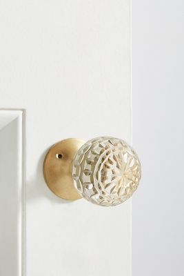 Shop the Capri Door Knob at Anthropologie today. Read customer reviews, discover product details and more. Top Inspiration, Vintage Door Knobs, Dresser Drawer Knobs, Unique Cabinets, Cupboard Knobs, Bhldn Weddings, Unique Doors, Knobs And Handles, Door Knob