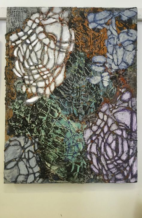 Fragments Artists, Anna Wagner, Encaustic Sculpture, Lace Weaving, Fused Plastic, Waste Art, Thread Art, Encaustic Painting, Mind's Eye