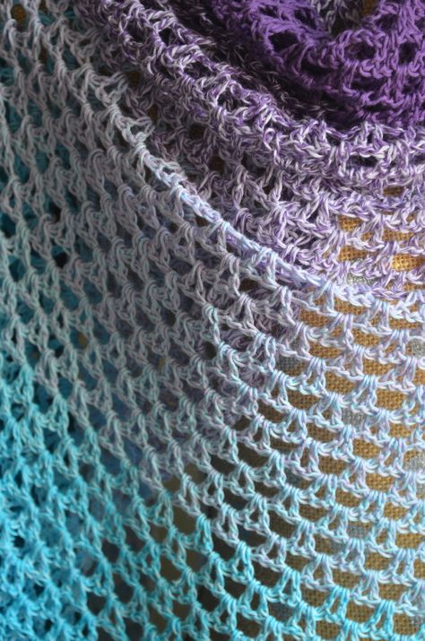 V Stitch Crochet Shawl Pattern Free, Lacey Shawls Crochet Free Pattern, Crochet Mesh Shawl, Quick And Easy Crochet Shawl Pattern Free, One Skein Shawl Crochet Pattern Free, Loops And Threads Facets Patterns, Summer Shawl Crochet Pattern Free, Crocheted Shawls And Wraps Free, Easy Crochet Shawl Pattern Free