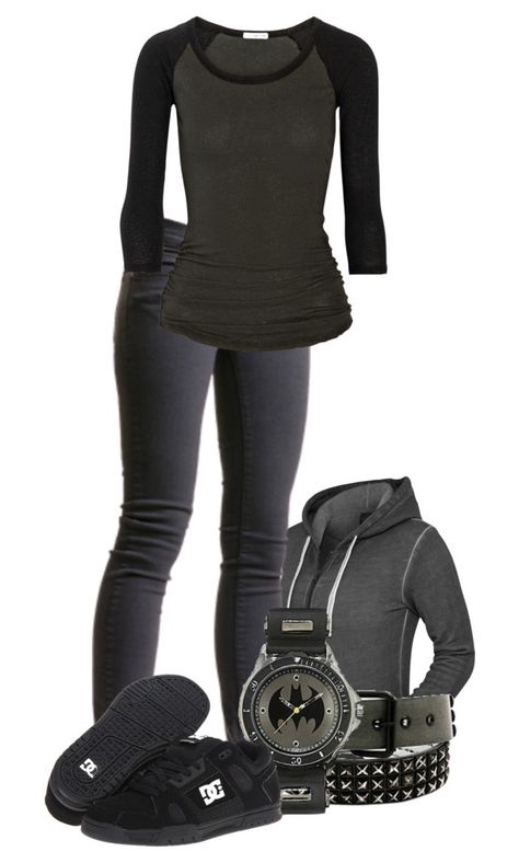 "Outfit" by roseangel145 ❤ liked on Polyvore featuring Dr. Denim, DC Shoes, James Perse, women's clothing, women, female, woman, misses and juniors Dc Shoes Outfit Women, Dc Shoes Outfit, Shoes Outfit Women, Dc Shoes Women, Skate Fits, Emo Fits, Spy Girl, Outfit Polyvore, Dream Outfits