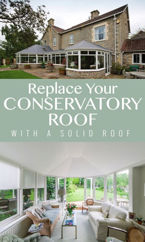 Conservatory Renovation Before And After, Victorian Lean To Conservatory, Conservatory Upgrade, Solid Roof Conservatory Ideas, Conservatory With Solid Roof, Replacement Conservatory Roof, Conservatory Roof, Too Cold, Garden Room