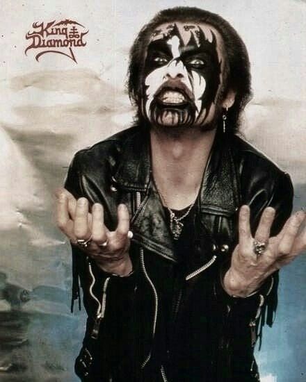 Rockstar Makeup, Mercyful Fate, Metal Horns, King Diamond, Heavy Metal Girl, Heavy Metal Art, Rock Of Ages, 90s 2000s, 80s Music