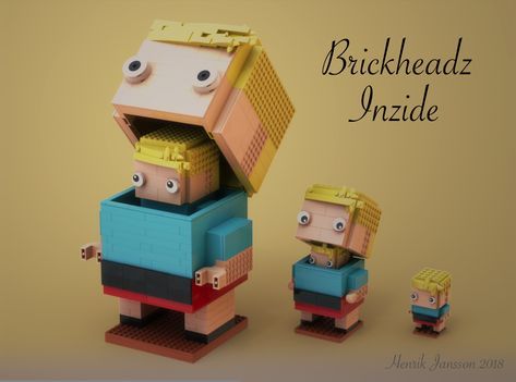 #LEGO IDEAS - Product Ideas - Brickheadz Inzide Lego Brick Headz, Lego Classroom, Lego Character, Used Legos, Lego Brickheadz, Lego Kits, Lego Sculptures, Lego Christmas, Lego Activities